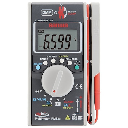 Sanwa Pocket Size Hybrid Digital Multimeter + Clamp Meter PM33a